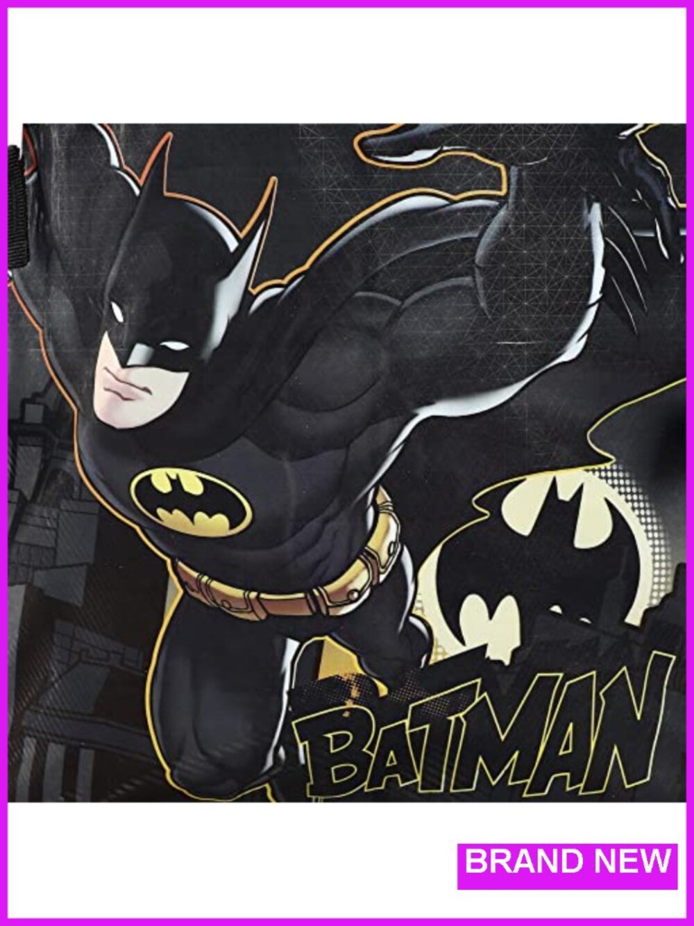 Batman 5-Piece Backpack Set with Lunch Kit, Utility Case, Keychain - Picture 6 of 6